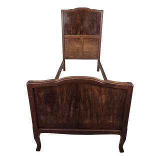 antique Liberty Wooden Single Bed, 1910 For Sale