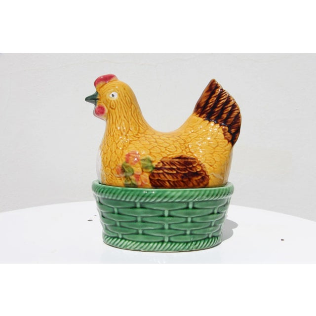 Circa: 1950. Material: Earthenware. Origin: Portugal. Item Condition: Minor manufacturing imperfections on one side of the...