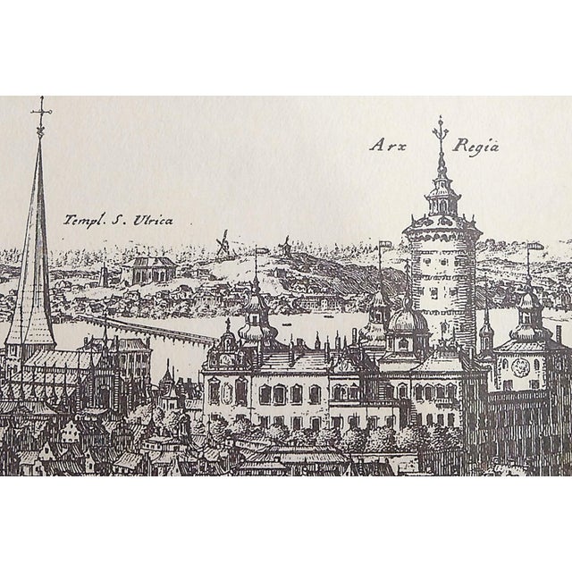 Black Vintage Cabinet with Illustrations, 1940s For Sale - Image 8 of 9