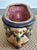 1980s 1980s Large Vintage Majolica Style Planter Cachepot With Rams For Sale - Image 5 of 9