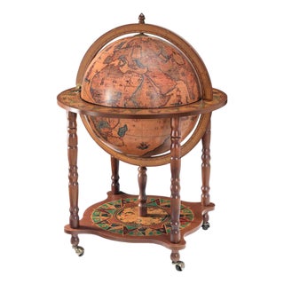Daedalus Bar Globe by Zoffoli Mappamondi For Sale