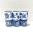 Chinoiserie Blue & White Chinoiserie Porcelain Napkin Rings – Set of 6 For Sale - Image 3 of 7