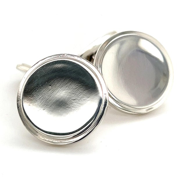 1990s Georg Jensen Estate Sterling Silver Cufflinks, 2 Pieces For Sale - Image 12 of 12