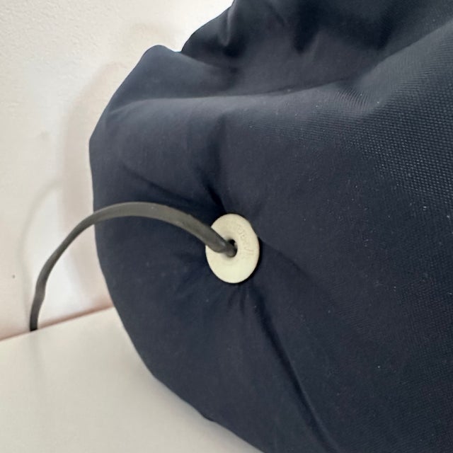 Blue Cloche Table Lamp by De Pas, D'Urbino and Lomazzi for Sirrah, 1982 For Sale - Image 8 of 9