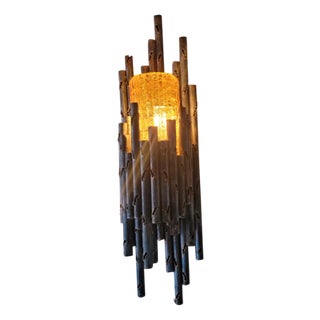 Brutalist Wall Lamp by Marcello Fantoni, 1960s For Sale