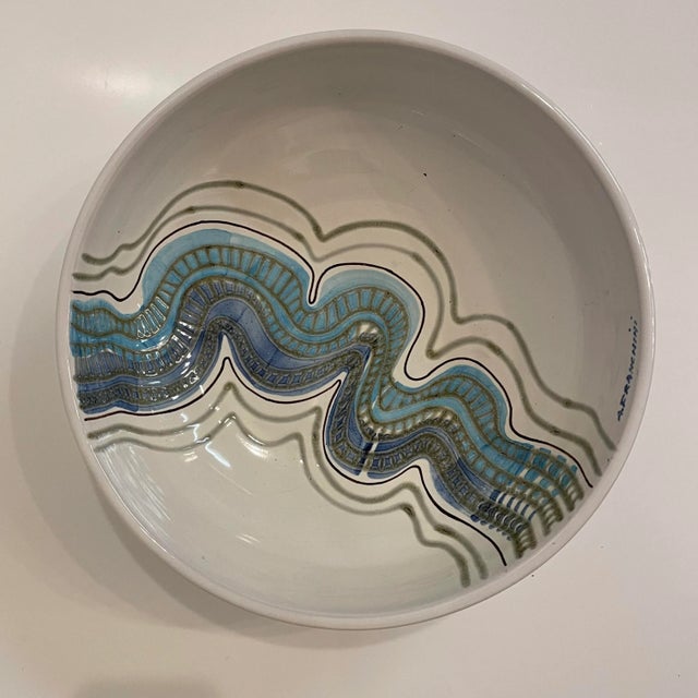 Late 20th Century Vintage Antonio Franchini Ceramic Bowl For Sale - Image 5 of 10