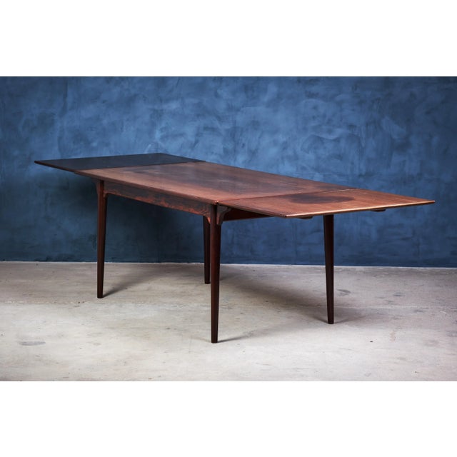 Gunni Omann Rosewood Dining Table by Gunni Omann for Omann Jun Møbelfabrik, 1960s For Sale - Image 4 of 7