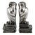 Art deco bronze owl bookends “philosophie” – marcel bouraine, 1925 a rare and refined pair of art deco bronze bookends...