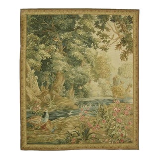 Vintage Woven Creek Tapestry For Sale