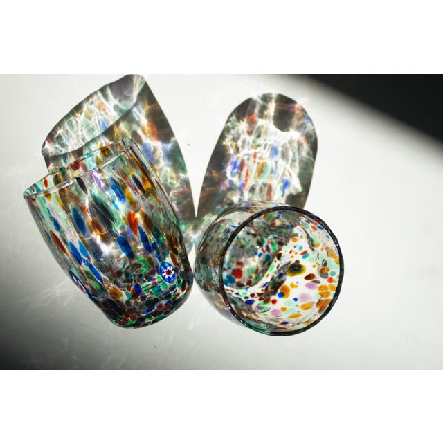 Klimt Glasses by Mariana Iskra for Ribes Studio , 2004, Set of 6 For Sale - Image 3 of 15