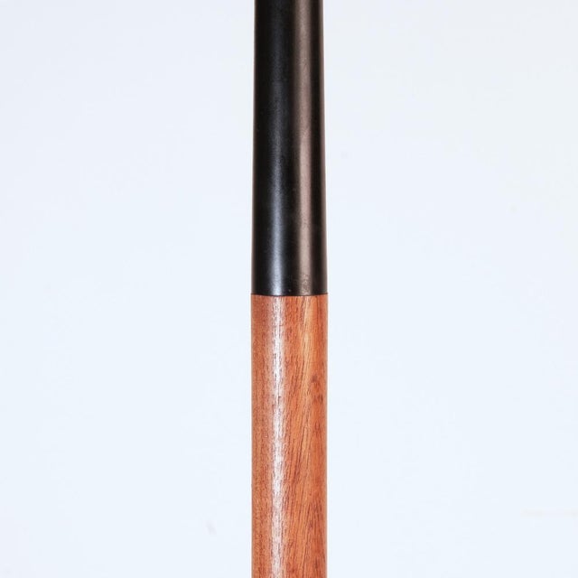 1960s Floor Lamp with Double Tapered Stem, Denmark, 1960s For Sale - Image 5 of 8