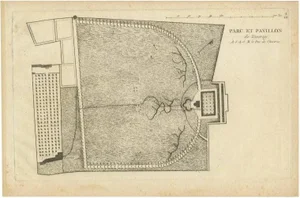 Georg Louis le Rouge, The Park and Pavilion of Taverny, 1785, Paper