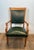 1940s 1940s Pair of oak and leather armchairs by De Coene Frères For Sale - Image 5 of 12