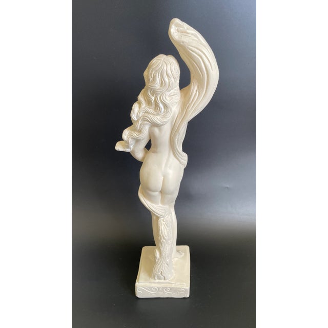 Vintage Neoclassical Nude Standing Aphrodite Plaster Sculpture For Sale - Image 4 of 13