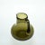 Olive Green Blown Glass Jug by Claude Morin, Dieulefit, 1976 For Sale - Image 3 of 7