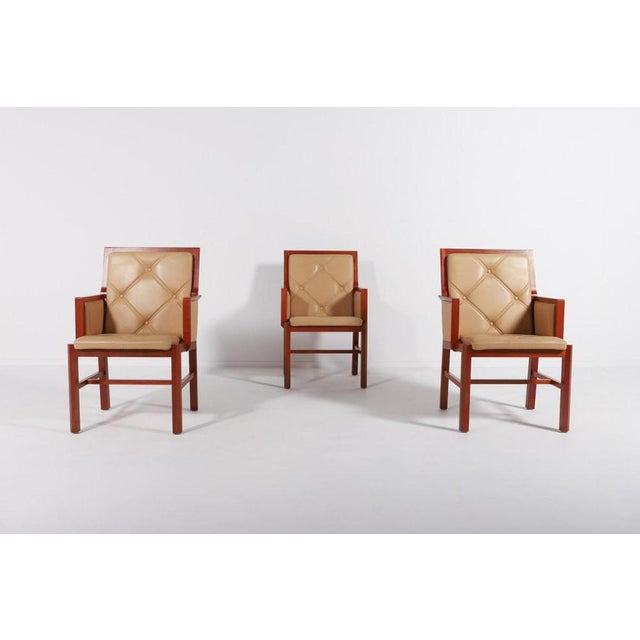 Armchairs by Andersson for Skandi-Form, Set of 3 For Sale - Image 3 of 14