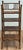 Classic vintage four (4) tier shelf crafted from bamboo featuring a rich scorched finish. Capped with four round knob...