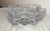 This very large sculptural French crystal bowl made by Daum and has an Art Deco cross style form executed in clear and...