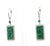 1.92 cts Natural zambian emerald & 0.18 cts diamond earring in 18k gold For Sale - Image 9 of 18