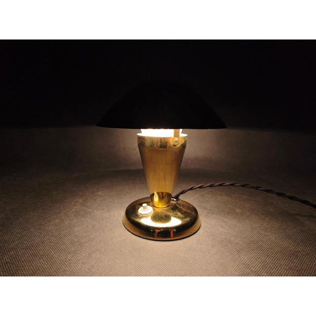 Bauhaus Brass Adjustable Table Lamp, 1930s For Sale - Image 10 of 18
