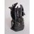 A sophisticated one-of-a-kind ceramic sculpture vase by Diane Grant, combining contemporary design, sculptural...