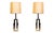1970s Hollywood Regency Table Lamps in Brass and Chrome, 1970s, Set of 2 For Sale - Image 5 of 9