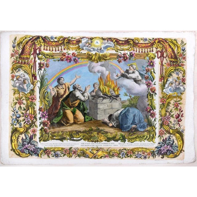 The Story Of Noah is an original series of 6 artworks realized by Anonymous artist in 1768. Original etchings and burin....