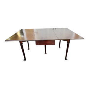 Antique 18th Century Mahogany Queen Anne or George II Dropleaf Dining Table