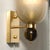 2020s Pair of Hand-Blown Murano Frosted Glass Sconces W/ Murine & Orbital Drop Details For Sale - Image 5 of 18