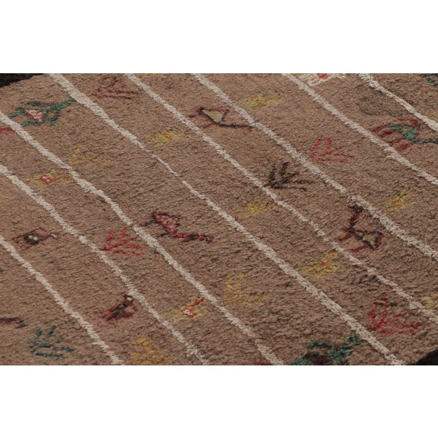 Vintage Turkish Kars Pictorial Rug With Tribal Animal Motifs - Rug & Kilim For Sale In New York - Image 6 of 9