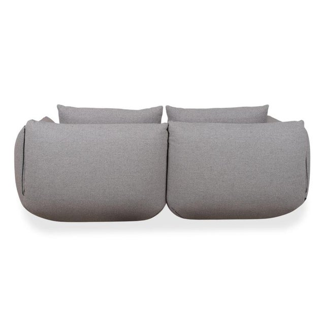 Jalis 21 Set of Fabric Two-Seater Stool and Grey Sofa, Set of 2 For Sale - Image 16 of 18