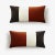3-Tone Bedroom Cushion in Brick Red from LO Decor For Sale - Image 3 of 3