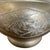 Vintage Possibly Brass Jardiniere Planter With Engraved Floral and Geometric Design. For Sale - Image 4 of 9