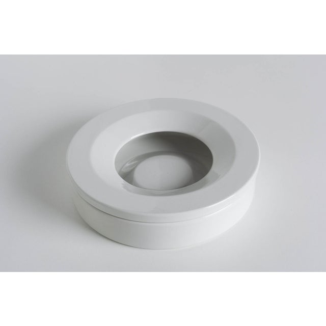 Angelo Mangiarotti “Barbados” Ashtray in White Ceramic, Italy, 1960s For Sale In Chicago - Image 6 of 12