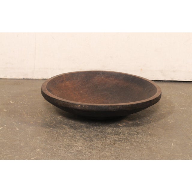 Early 20th C. Large Sumatran Wooden Bowl For Sale In Atlanta - Image 6 of 10