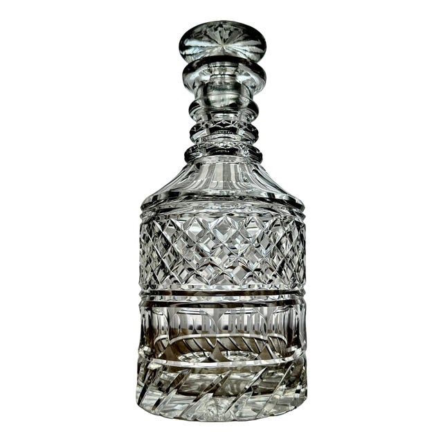 Anglo-Irish William IV Cut Glass Decanter, 1835 For Sale