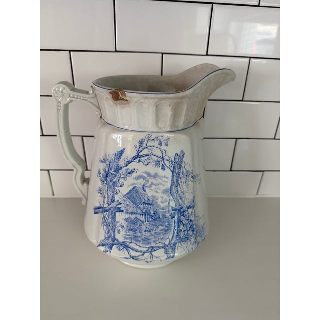 This is an antique large pitcher marked. "COLORADO.” This is a pattern name, not the manufacturer. Many English potteries,...