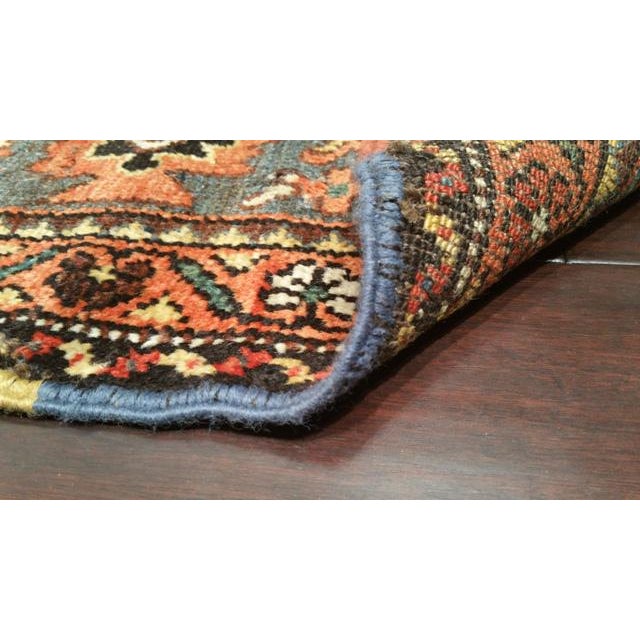 Persian Vintage 14 Ft. Persian Malayer Hand Made Knotted Wide Runner Rug - 6′9″ X 14 - Size Cat. 7x10 For Sale - Image 3 of 3