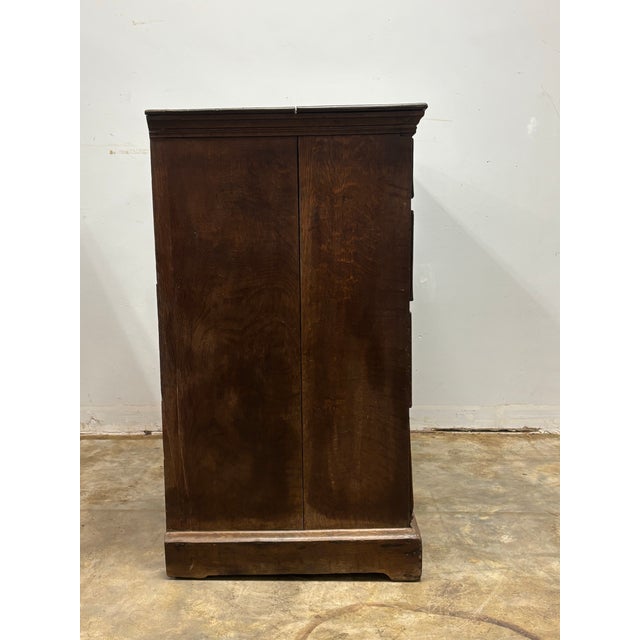 Antique English Oak Chest of Drawers For Sale - Image 11 of 12