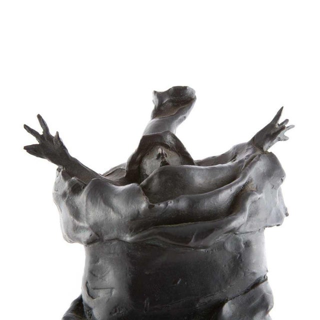 David Aronson, Bronze Sculpture Charles Dickens Figure American Boston Figural Modernist For Sale - Image 9 of 18