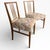 Vintage Paisley Dining Chairs in Wood, Set of 2 For Sale - Image 6 of 7