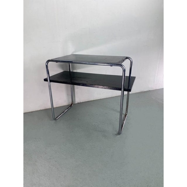 Bauhaus Side Table B12 attributed to Marcel Breuer for Thonet, 1930s For Sale - Image 13 of 18