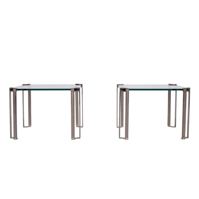 Square Model T24 Sofa Tables by Peter Ghyczy, 1970s, Set of 2 For Sale - Image 6 of 10