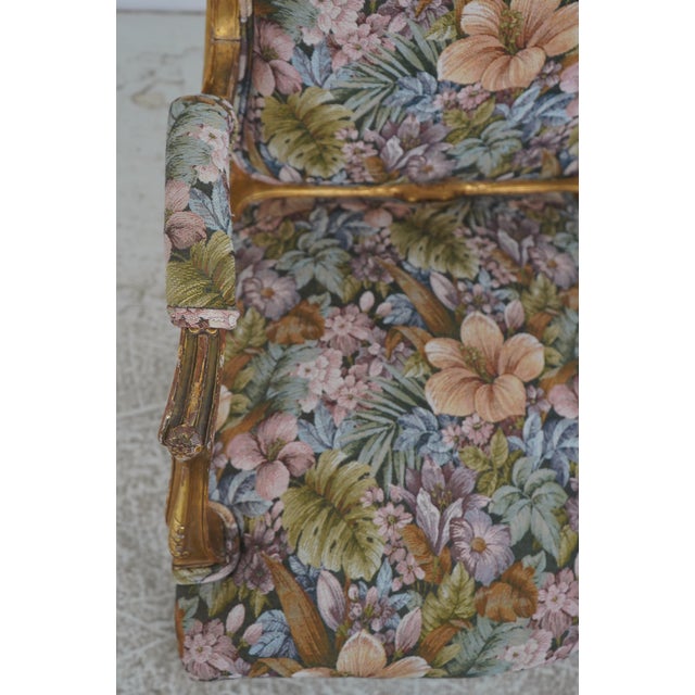 Pair of Louis XV Giltwood Fauteuils Armchairs For Sale In Philadelphia - Image 6 of 18