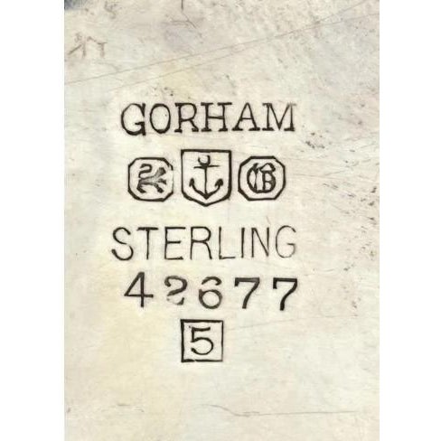 Gorham Silver Co. 1940s Sterling Silver Shell Form Candy Dish For Sale - Image 4 of 4