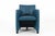 Arm chair in blue leather on castors made by Leolux, The Netherlands. Leolux has been known for years for design furniture...