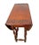Wood Antique Oval Gate Leg Kitchen Table Drop Side Leaf Carved Mahogany Barley Twist For Sale - Image 7 of 13