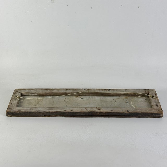 Vintage Hand Painted Metal/Wood "Carpenter & Builder" Trade Sign, Circa 1920 For Sale In New York - Image 6 of 11