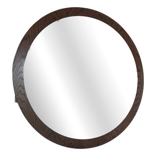 Vintage Scandinavian Wooden Mirror, 1960s For Sale