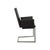 Black Leather and Metal Cantilever Chairs from KFF, Set of 6 For Sale - Image 10 of 14